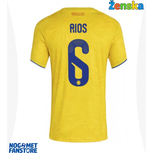 Kolumbija Richard Rios #6 Domaci Dres za Ženska SP 2026 Kratak Rukav